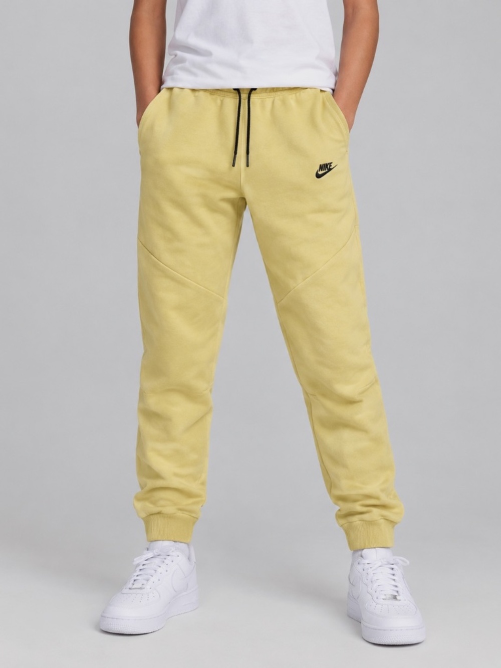 Nike Yellow Joggers Sweatpants, Youth Large